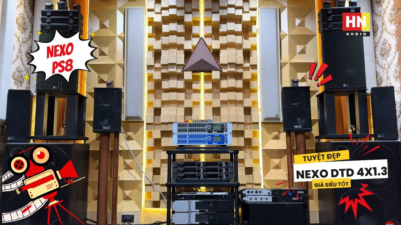 COMBO NEXO PS8, LS400 và NEXO DTD 4x1.3, DTD-TU Tuyệt Đẹp, Toàn Full Xốp | Hoàng Nam Audio