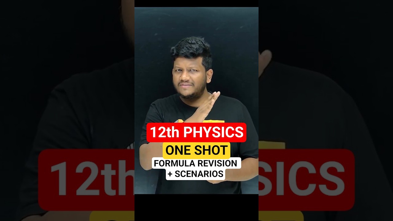 12th Physics 1 Shot🔥2 Hours 2X Speed +Tricks + FORMULA REVISION #reneet #NST #neettamil