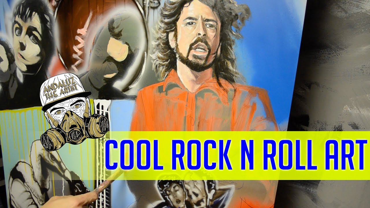 Cool Rock N Roll Art