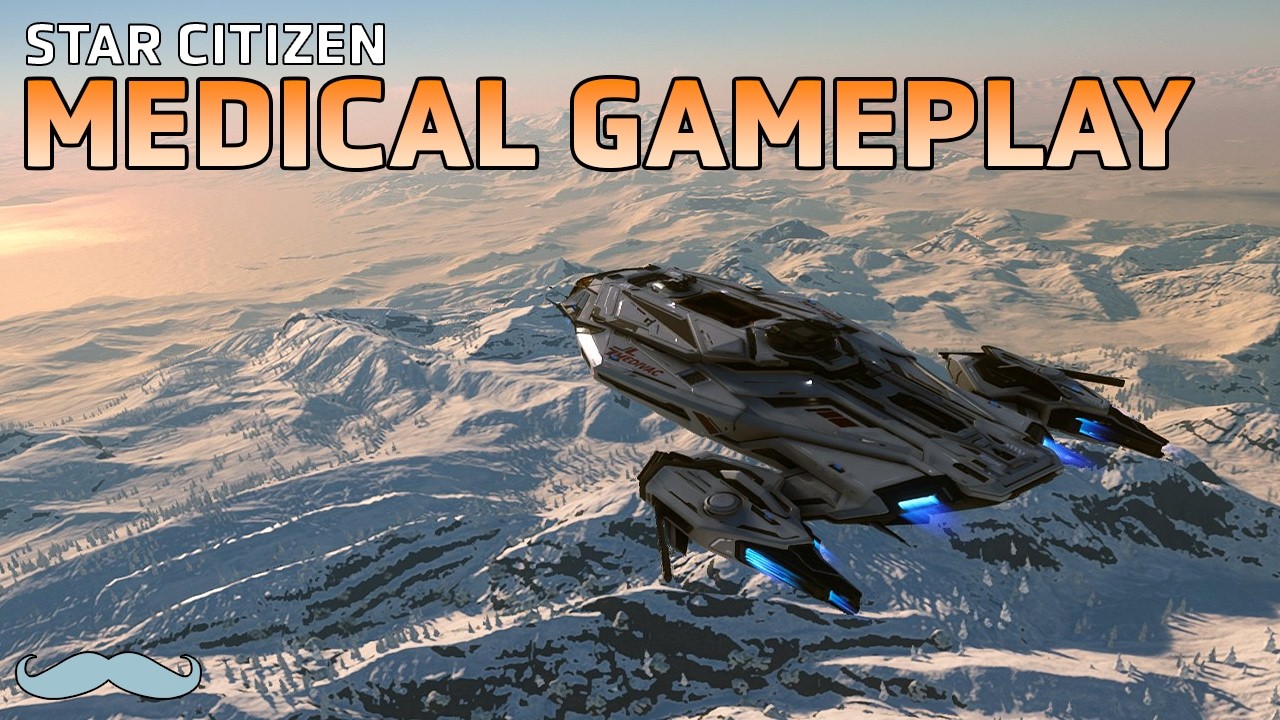 Кровати, балки и не только — медицинский геймплей в Star Citizen | Star Citizen 4.3 4K