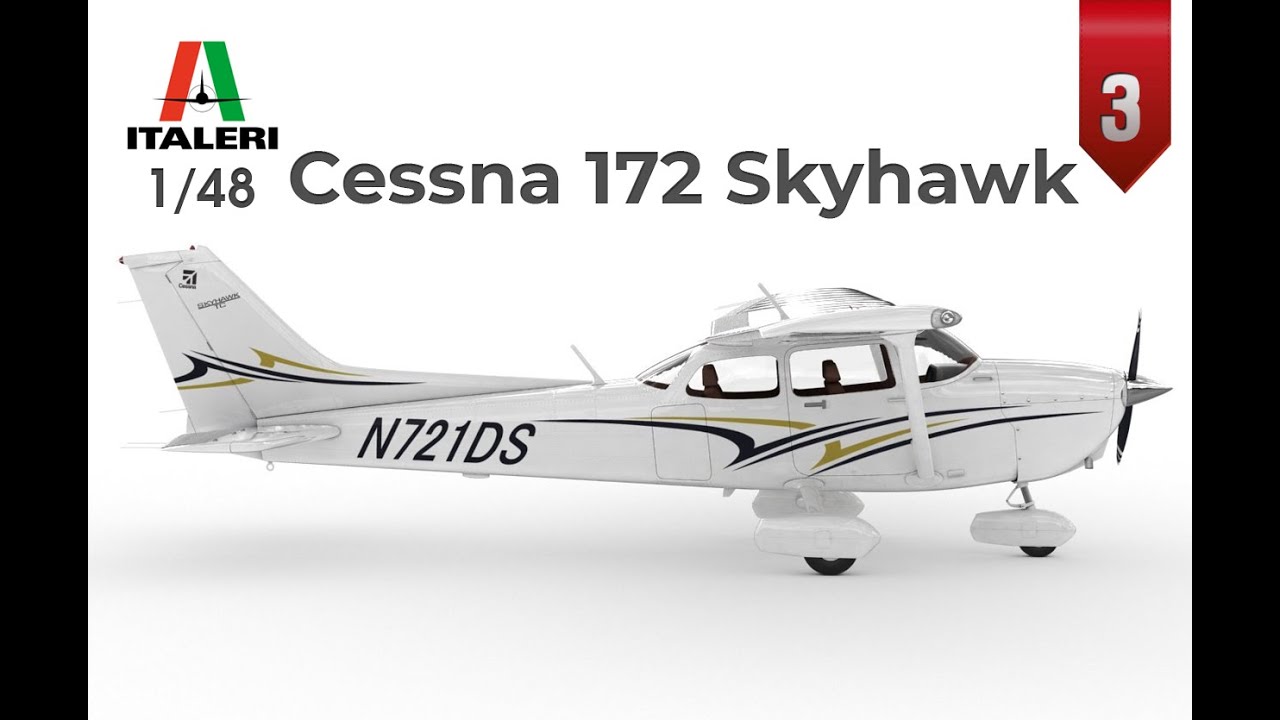 • 1/48 Cessna 172 Skyhawk • ITALERY • 3 часть