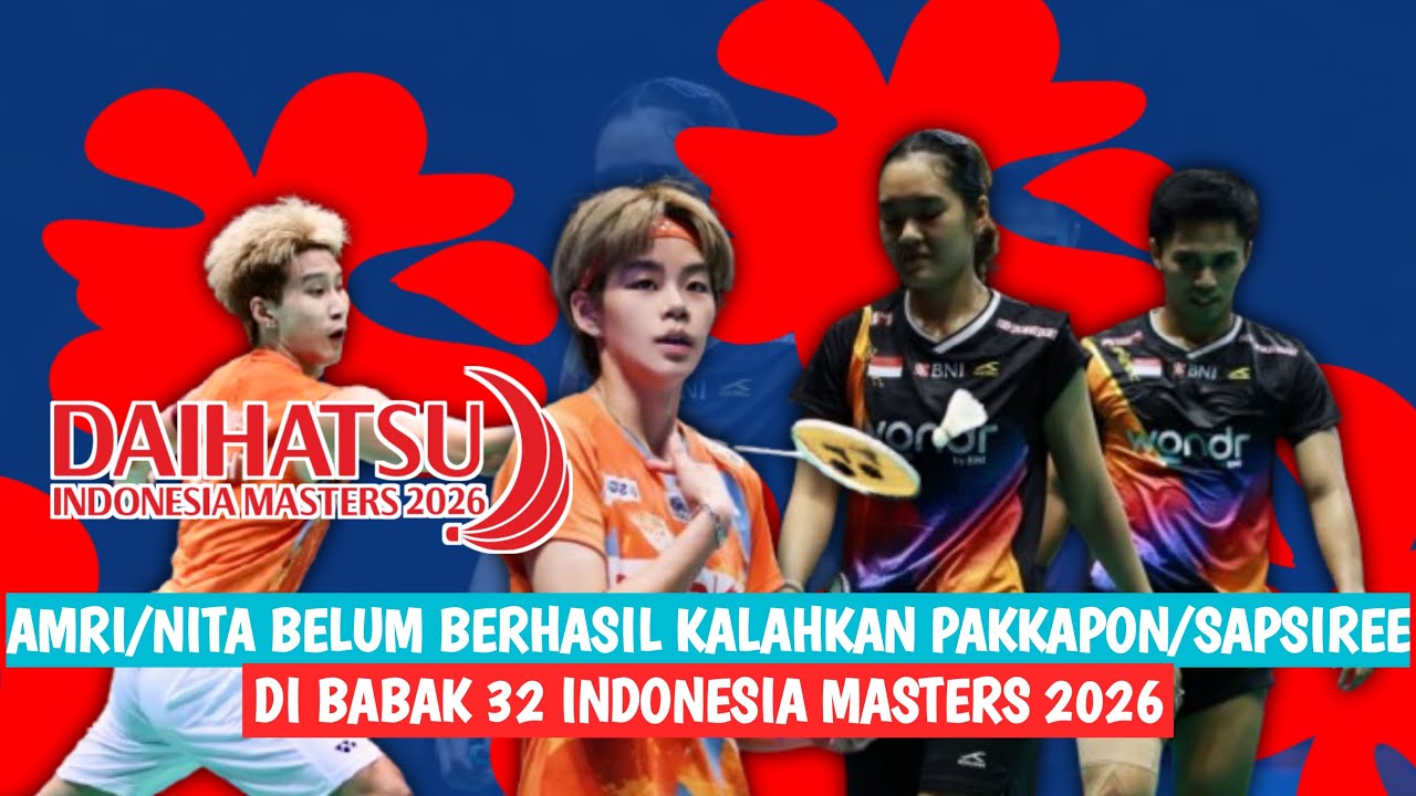 🔴LIVE - Amri Syahnawi/Nita V Marwah Vs Pakkapon T/Sapsiree Taerattanachai - Indonesia Masters 2026