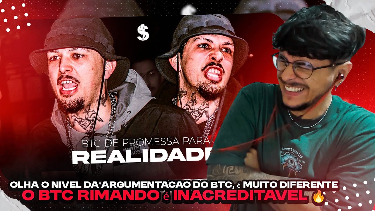 ALAN REAGE BTC de PROMESSA para REALIDADE | BATALHA DO S | REACT