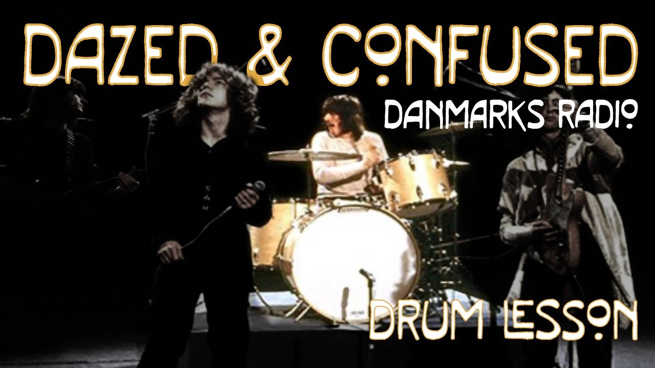 John Bonham Drum Lesson: Dazed & Confused (Danmarks Radio).