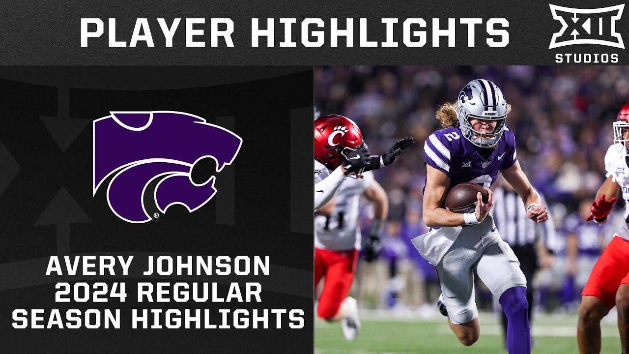 Avery Johnson 2024 Regular Season Highlights | 2024 Big 12 Football