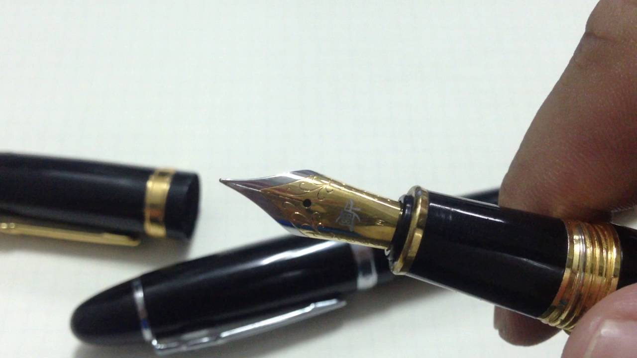 金豪159 + WIN鋼B尖 & 原廠筆尖試寫 Fountain Pen Review: Jinhao 159 with WIN nib and original nib