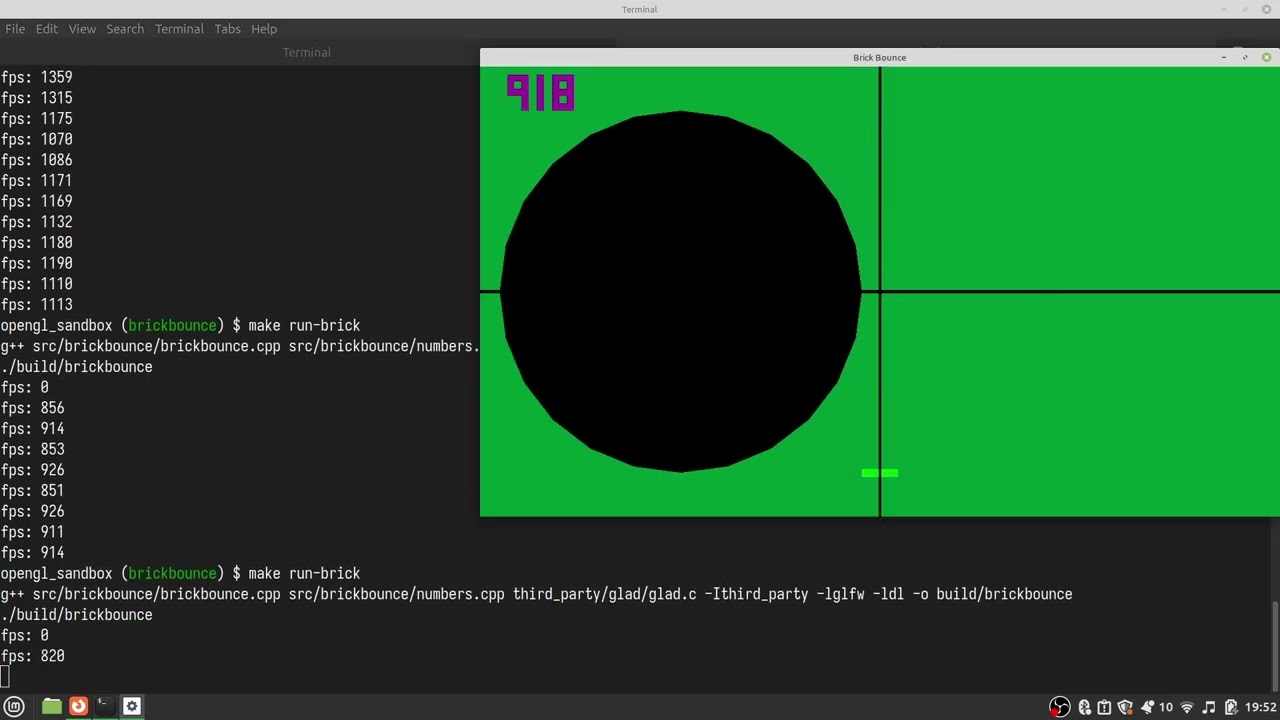 opengl making progress on figuring out ortho issue