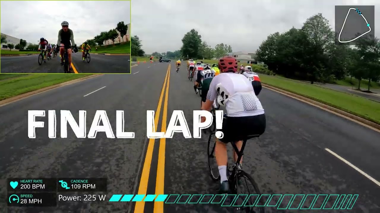 My first crit! (206 bpm) - Commentary version - 2022 Ride Sally Ride (Cat 5) - 8th/40