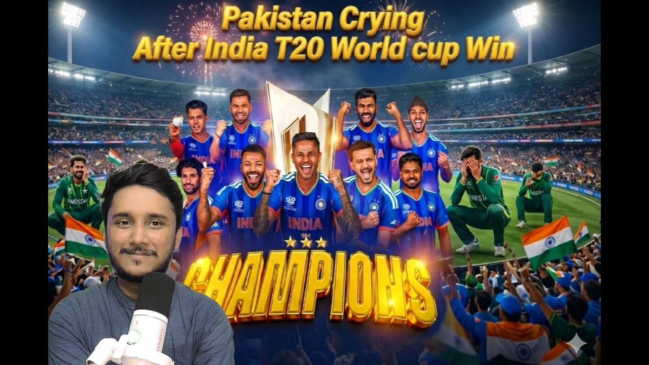 Congratulations, Team India Won The T20i World Cup 2026 | Pakistan Crying | By Samant Sharma