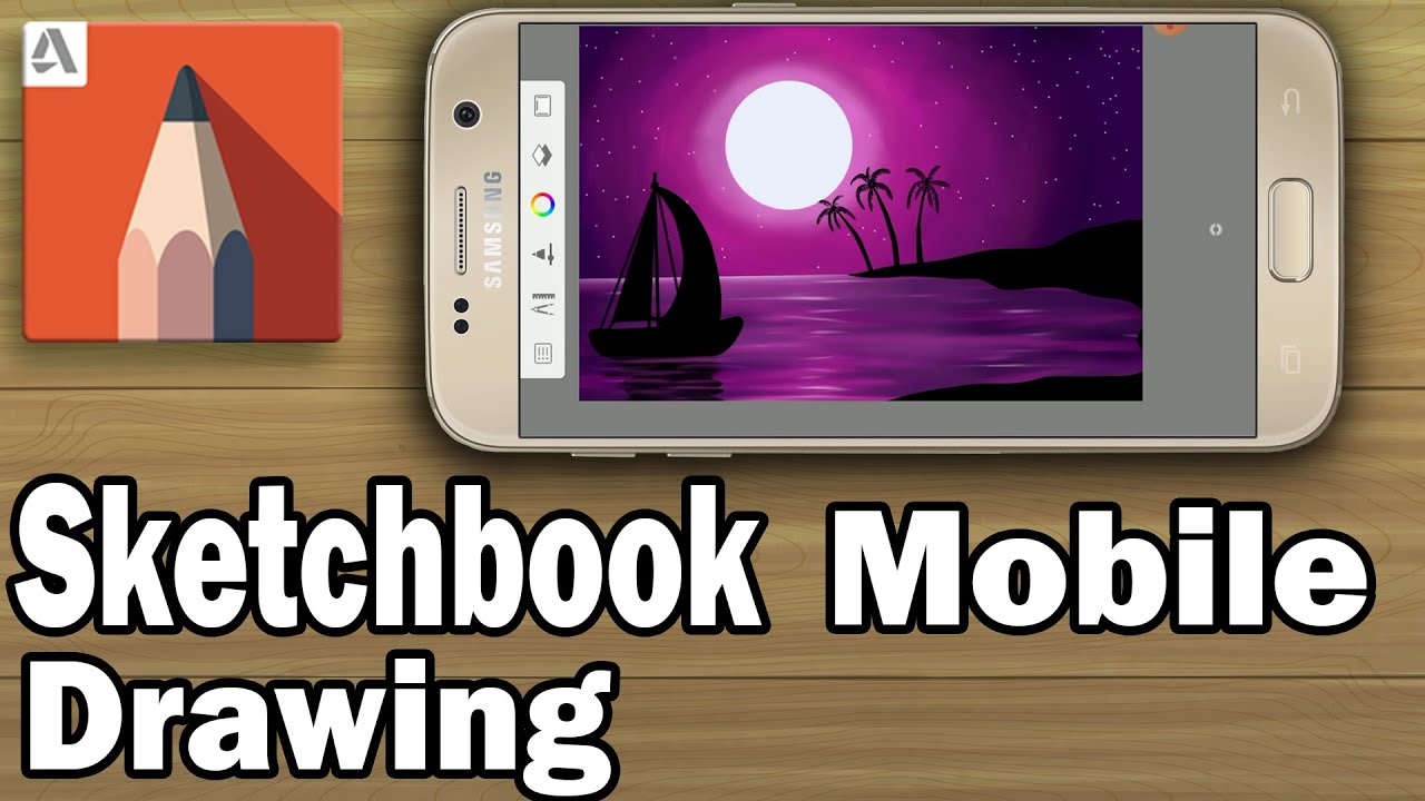 Sketchbook Mobile - Speed Painting using sketchbook on Android- Speed art by Pallab Biswas