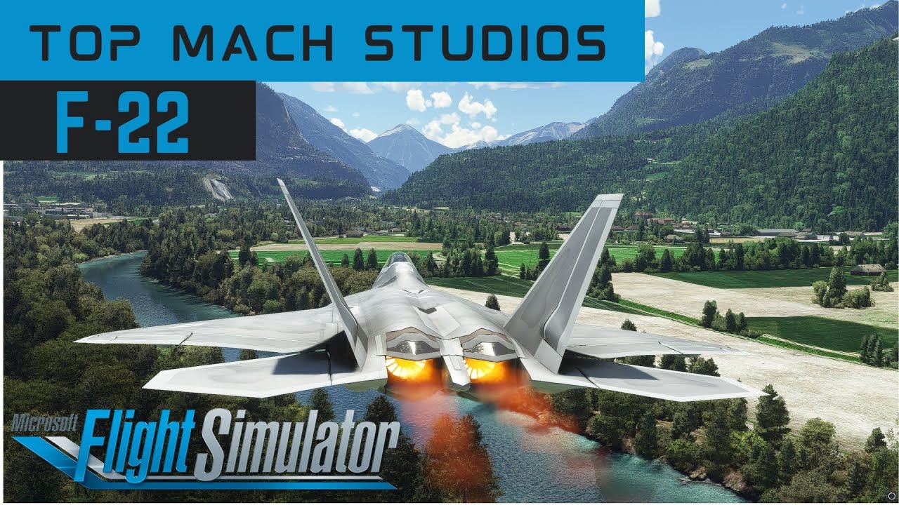 The Thrust Vectoring F-22 RAPTOR in Microsoft Flight Simulator...