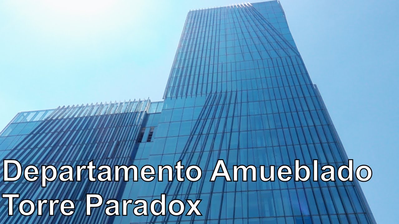 Departamento Amueblado en Torre Paradox Santa Fe CDMX