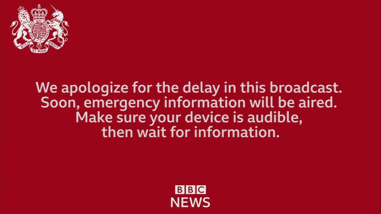 Emergency Alert System (UK) - BBC Alert: London has disappeared