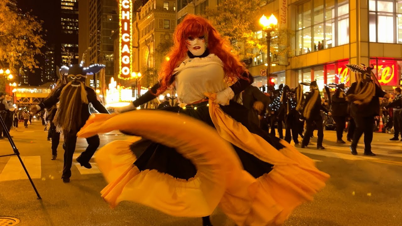Chicago Arts in The Dark Parade 2024 | Halloween | 4k 60fps Video
