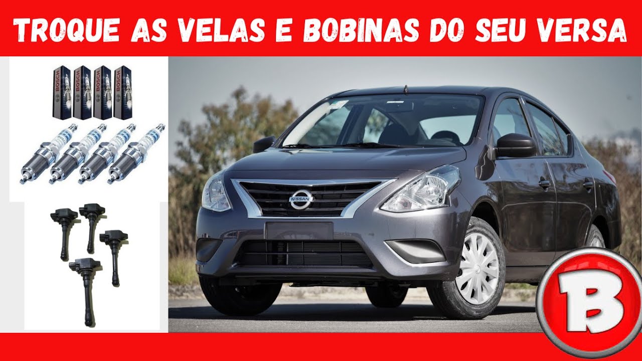 Como trocar vela e bobina do Nissan Versa