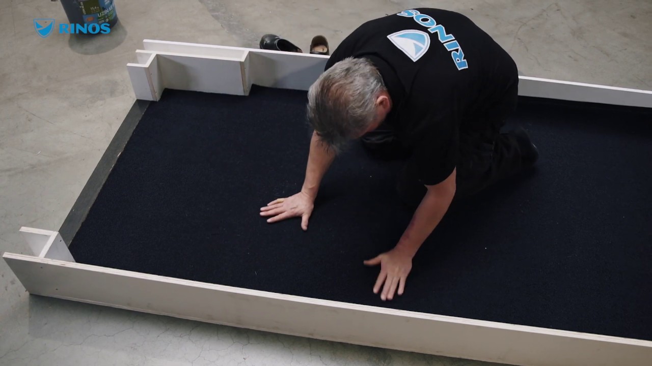 How to glue entrance matting - Rinos