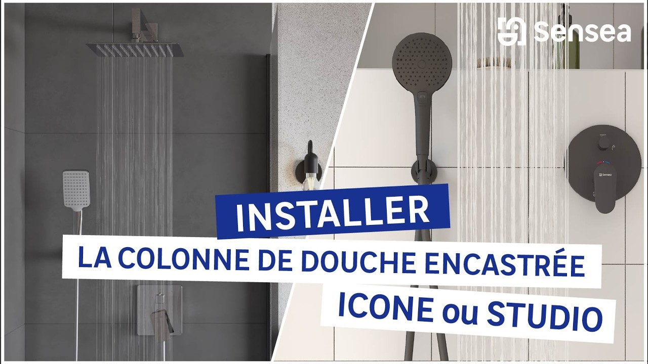 🛠 TUTO : Comment installer la colonne de douche encastrée ICONE ou STUDIO ?