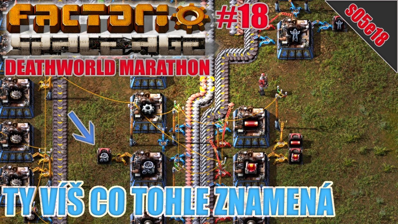 Zeď nářků hotová,začnou velký věci !!! | S05E18 | Factorio: Space Age - Maraton světa smrti