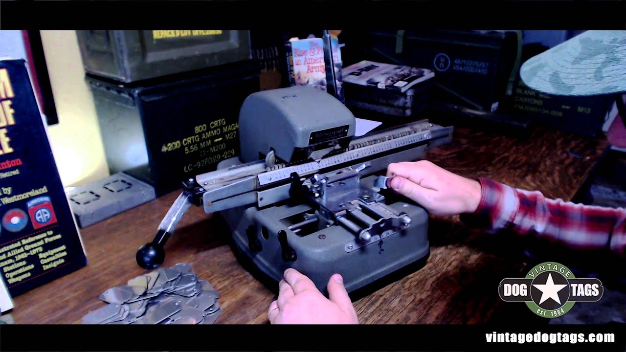 How Vintage Dog Tags Are Made