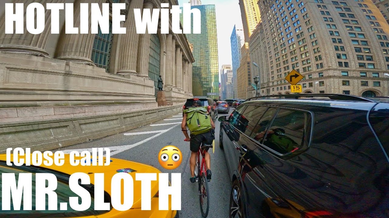 FIXED GEAR | SPICY HOTLINE chase with (Exavier) from Queens to Manhattan NYC (CLOSE CALL) 😳