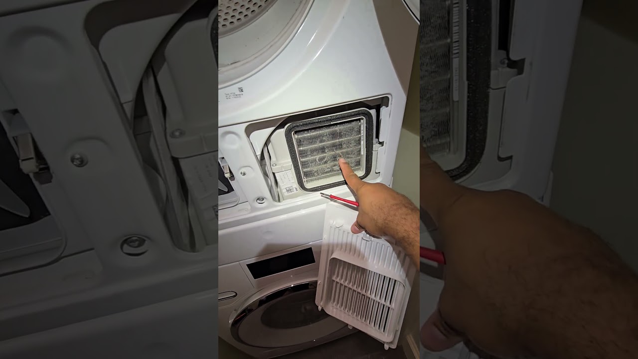 Miele T1 Dryer.Plinth Filter message or F66 Air flow Fault