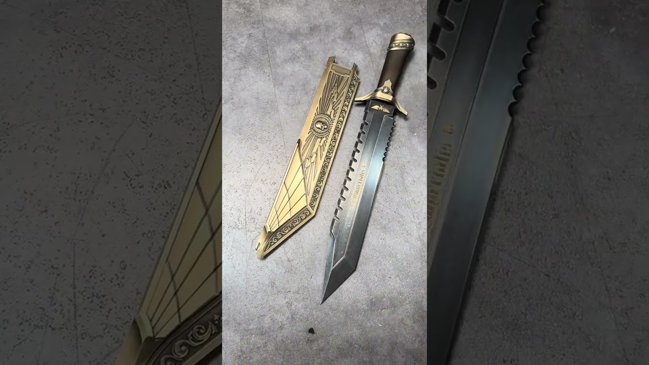 Handcrafted Combat Blade from Warhammer 40K 