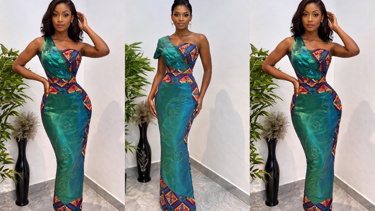 How To Make a Stylish One-Shoulder Ankara Dress (Step-by-Step Tutorial)	