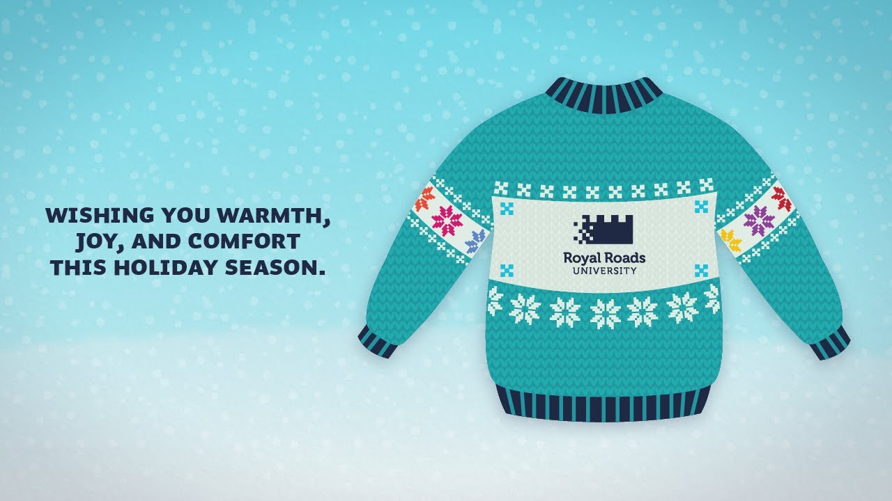 Happy holidays from Royal Roads University
