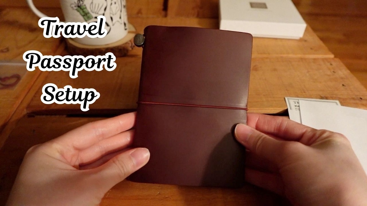 Customizing My Traveler's Company Notebook: Love and Trip Passport