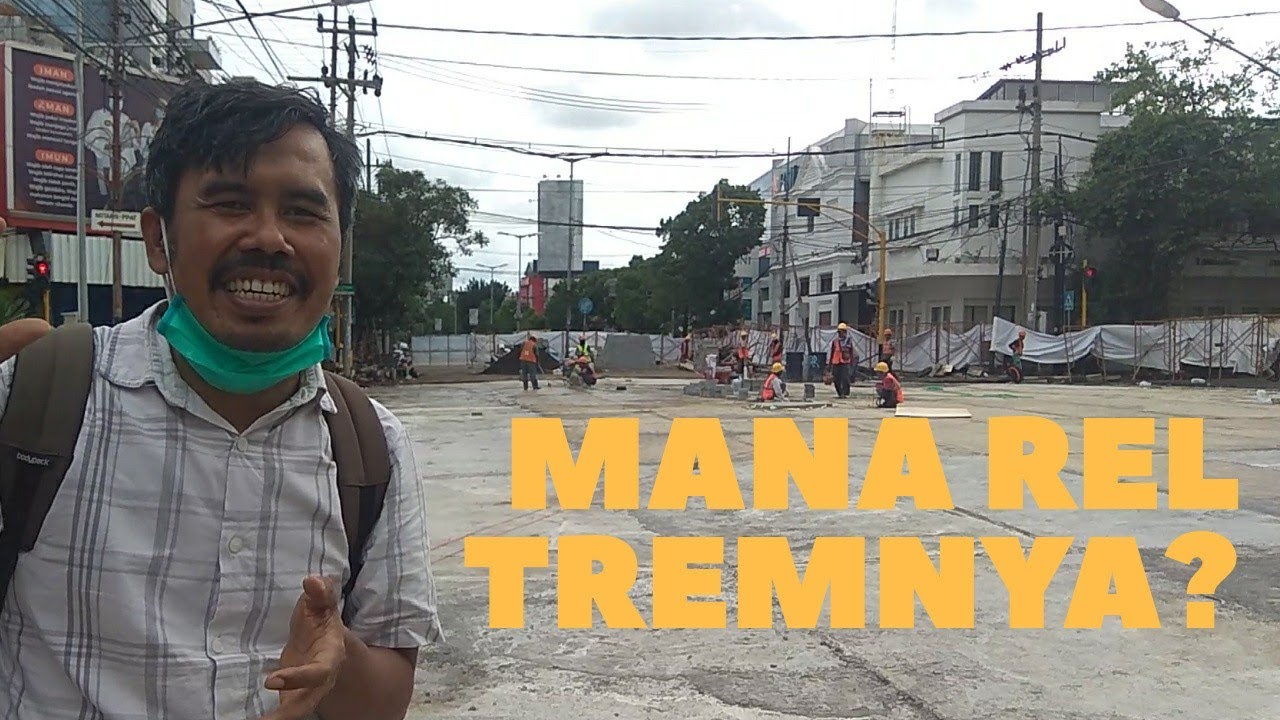 Akhirnya Rel Trem di Proyek Kayutangan Heritage Malang Ditutup Cor