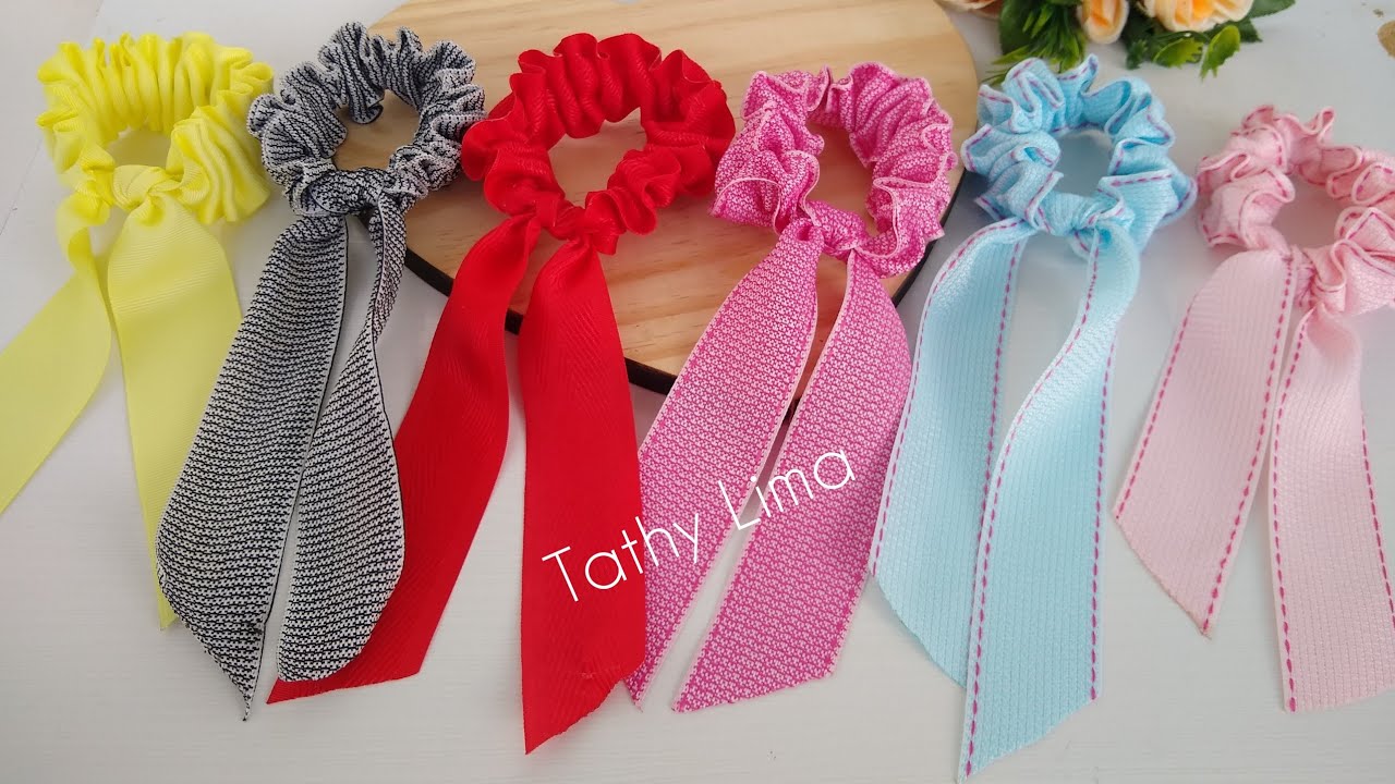 Scrunchies ❤️ Sem Costura Ganhe Dinheiro 💰