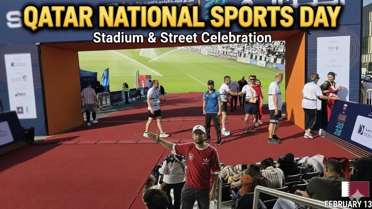 Qatar national sports day celebration.  Qatar vlog  #Qatar #qatarlife #gulf #india #vlog #trending 