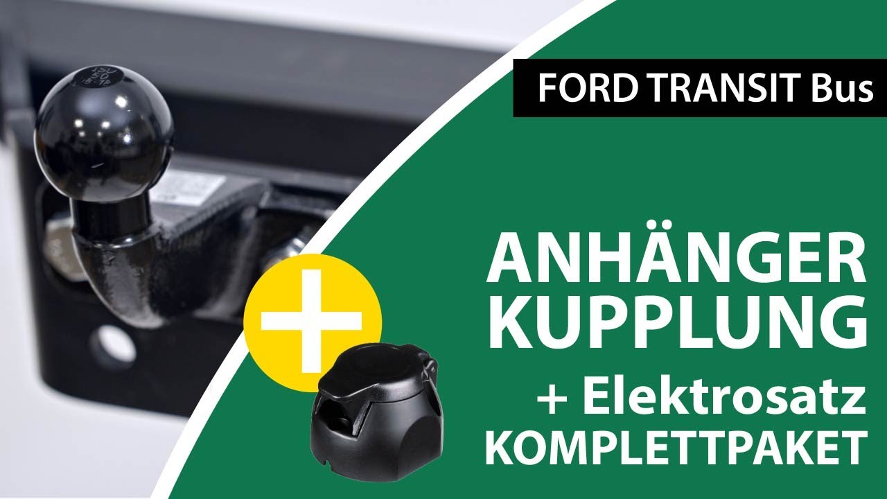 Anh&auml;ngerkupplung  FORD TRANSIT Bus | GDW Komplettsatz + Montage von Rameder