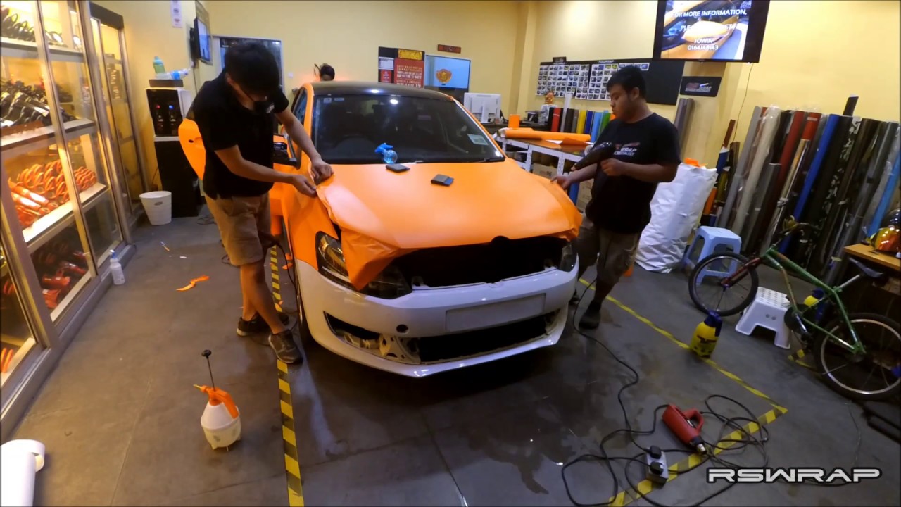 Matte Pastel Orange Volkswagen Polo