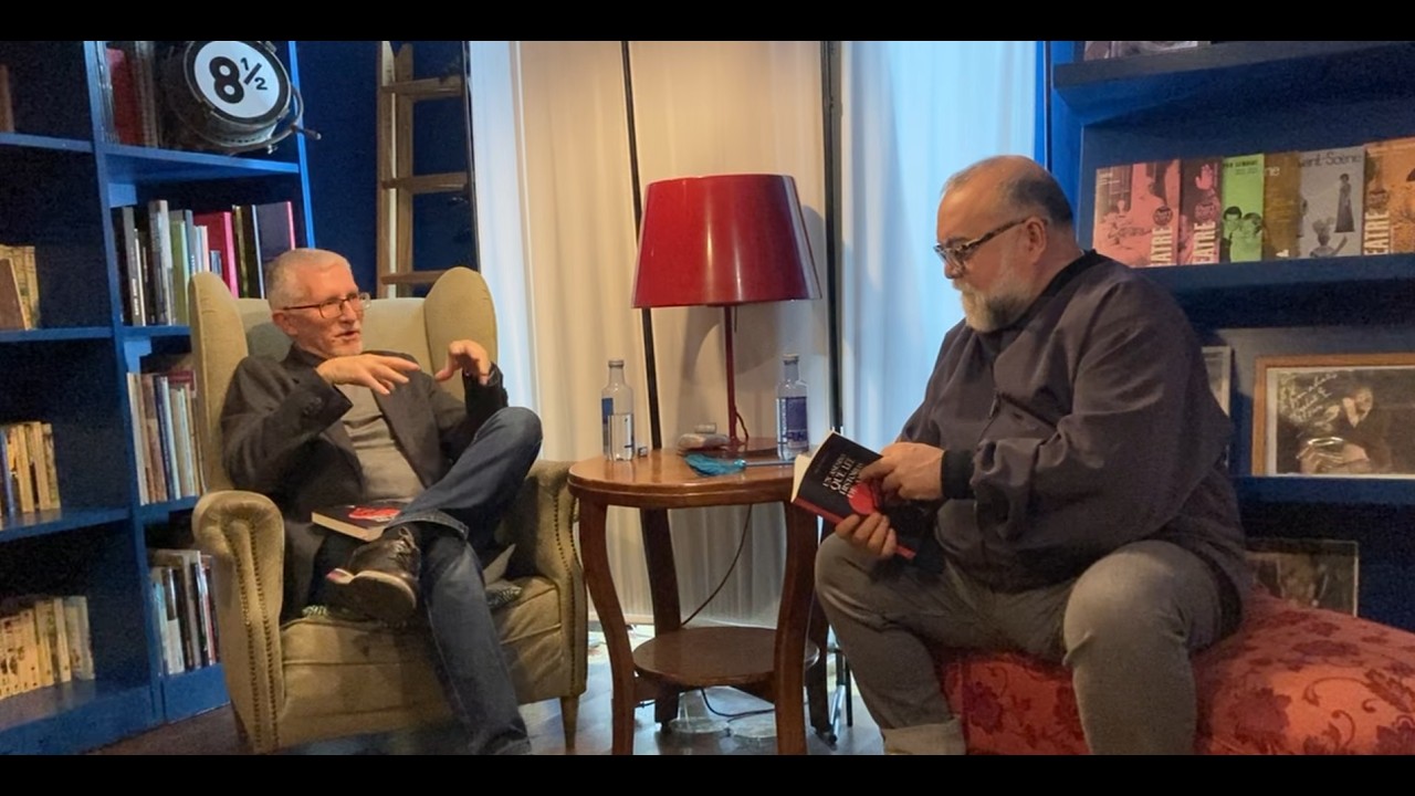 UN ASESINO QUE LEE HISTORIAS DE AMOR: Marcelo Soto charla con el autor, Félix Amador