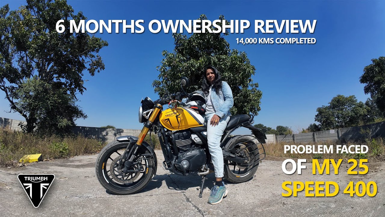 6 Months and 14,000 KMs on Triumph Speed 400 😱 | Honest Girl Rider Review
