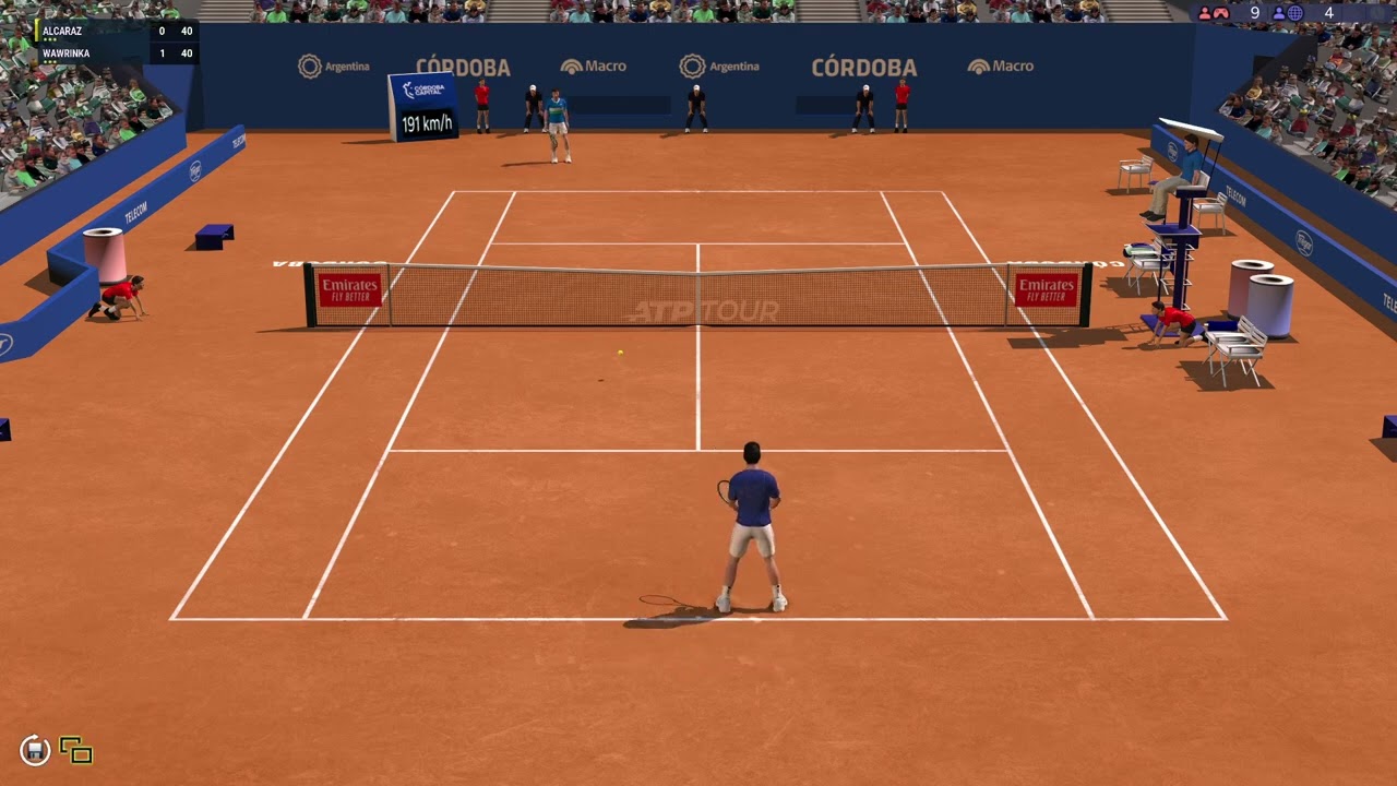 Alcaraz vs Wawrinka | Full Ace Tennis Career Mode | ATP250 Cordoba R16 | Full Match