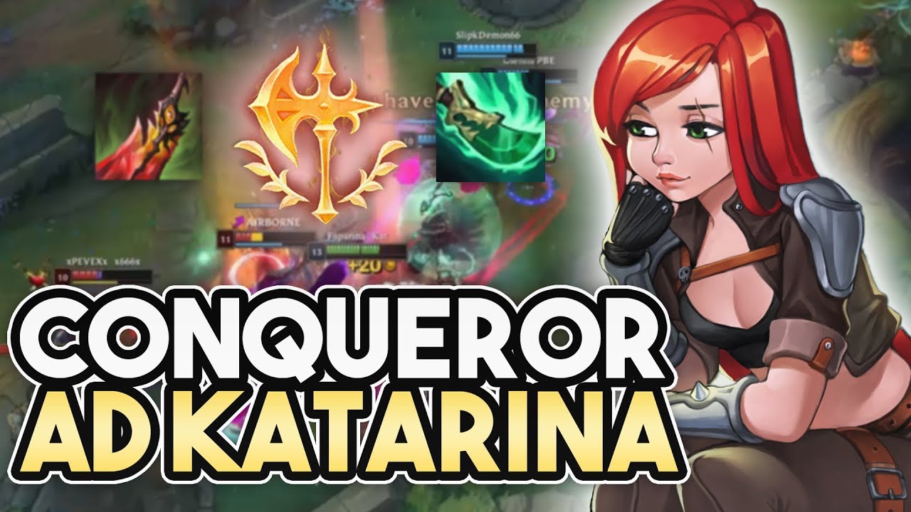 NEW CONQUEROR ON KATARINA - AD KAT IS ACTUALLY FUN | Katlife