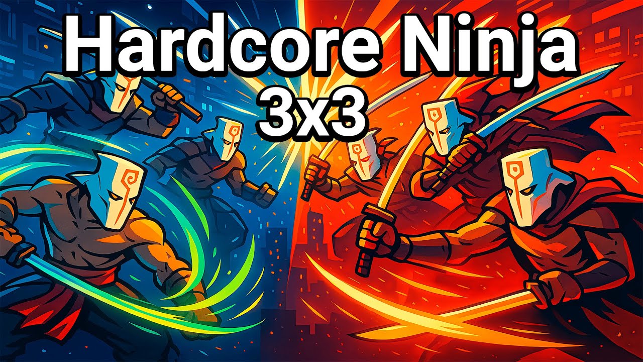 Hardcore Ninja 3x3 Tournament | Zikus, Wasabi, KnightSyndrome vs Monere, Guess Who, Nerf