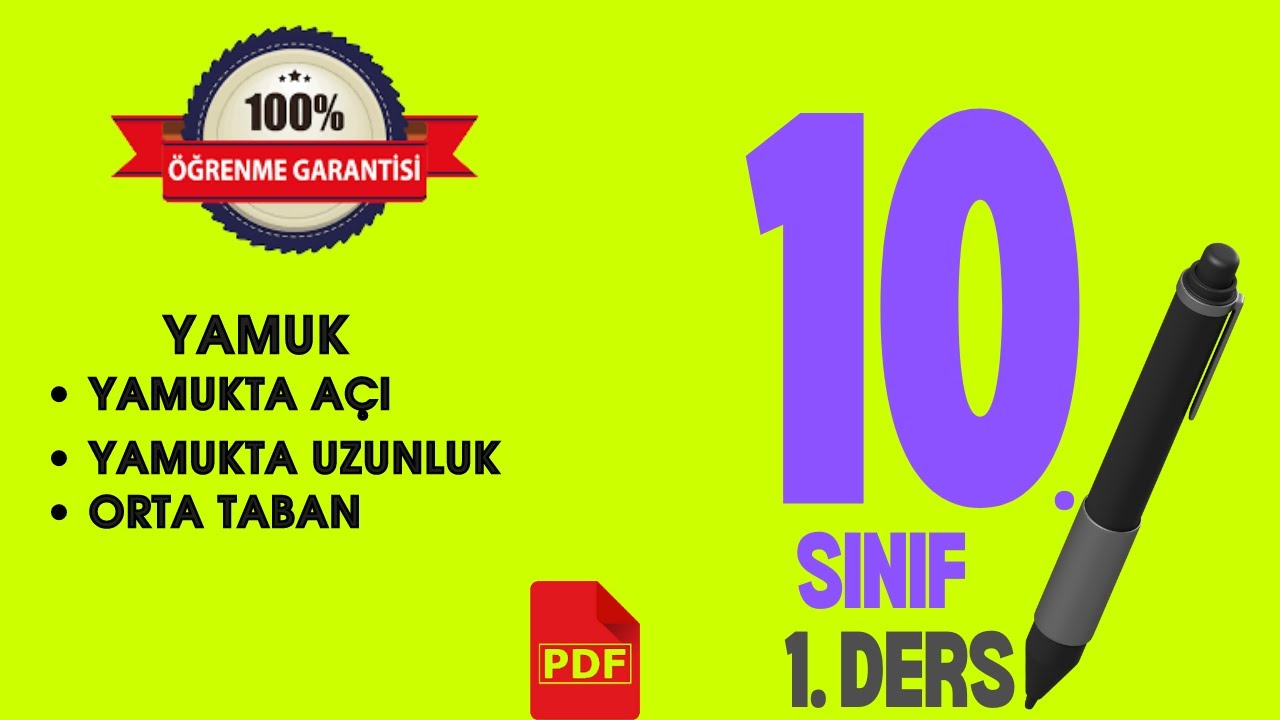 10.Sınıf Matematik | Yamuk-1  