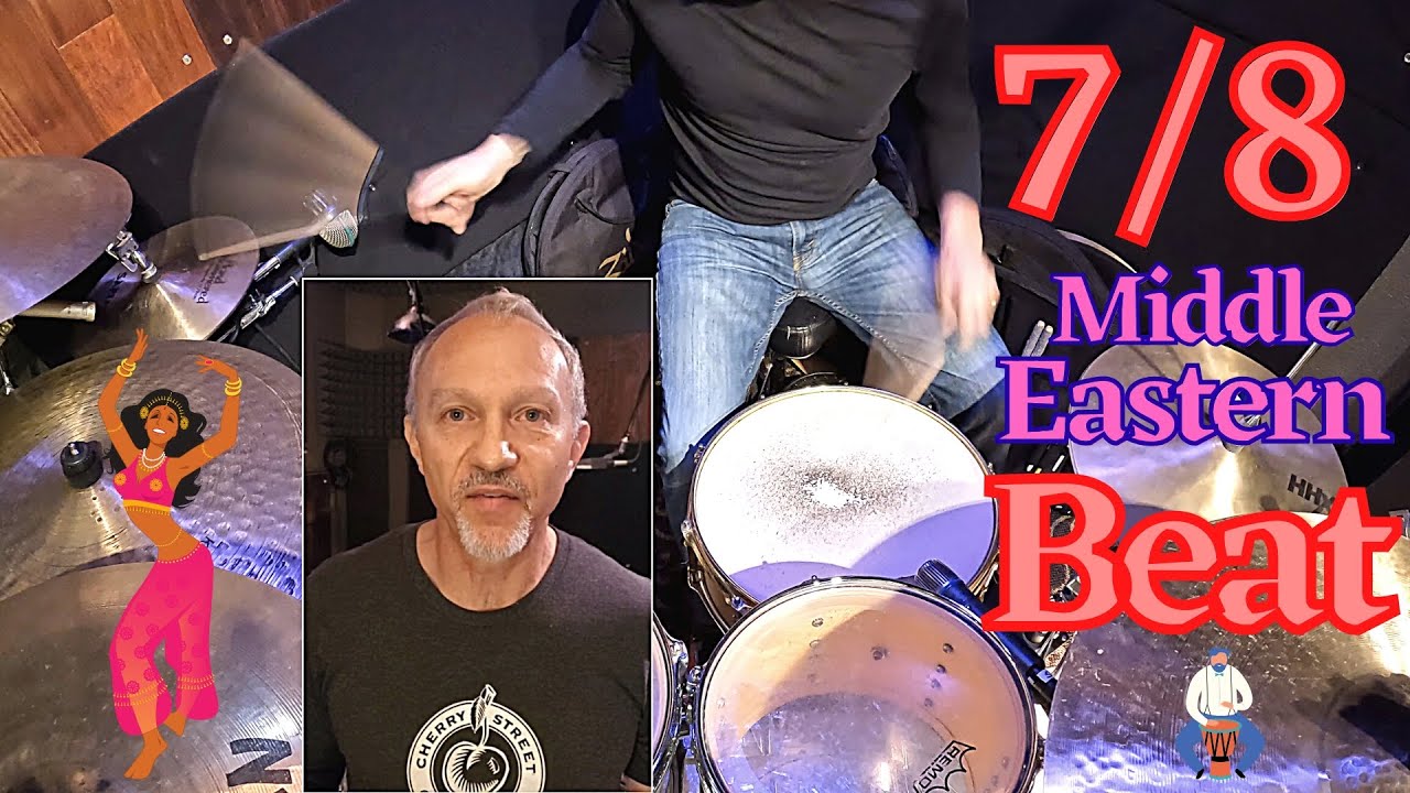 Middle Eastern 7/8 Drum Beat Demo With Percussion by Dave Haddad