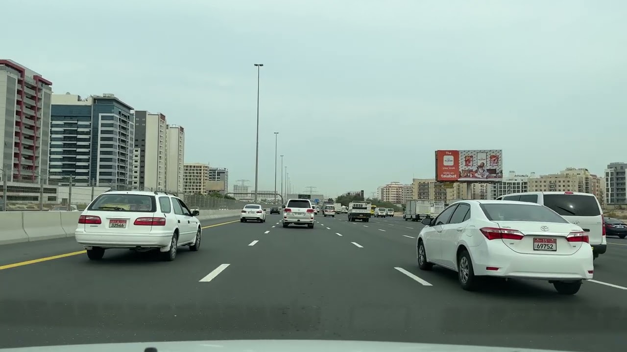 Barari to Cargo Village | DUBAI 4K drive
