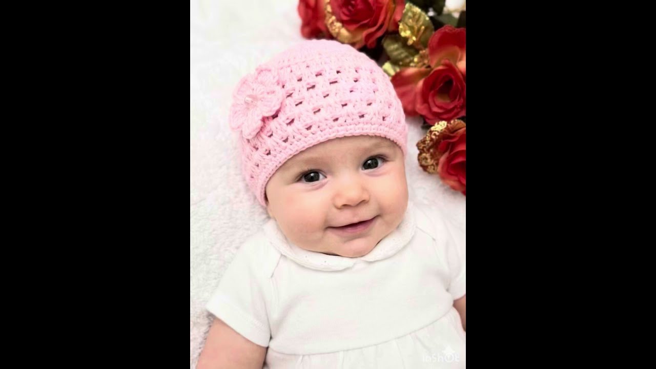 فى نص ساعه فقط احلى قبعه للبيبى