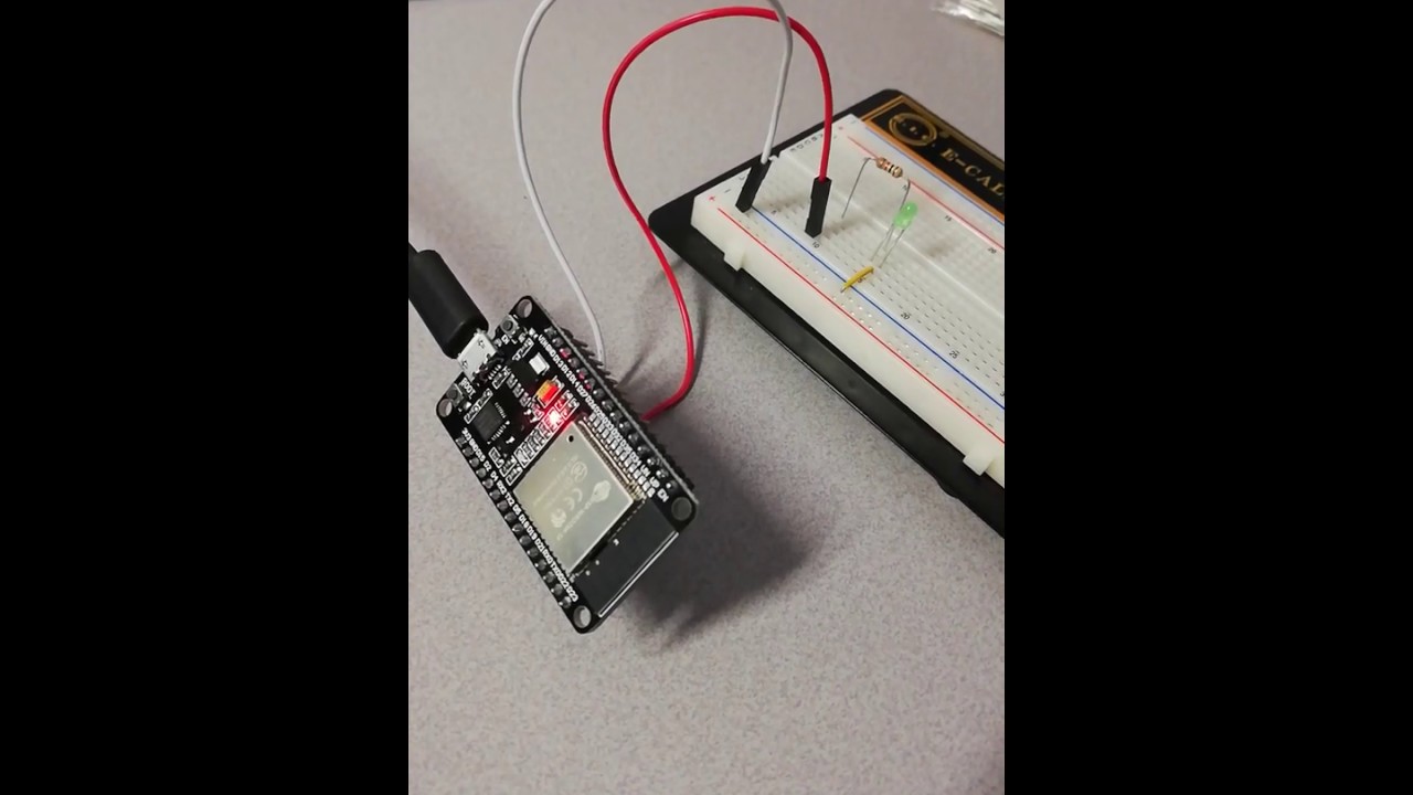 Blink an LED using ESP32