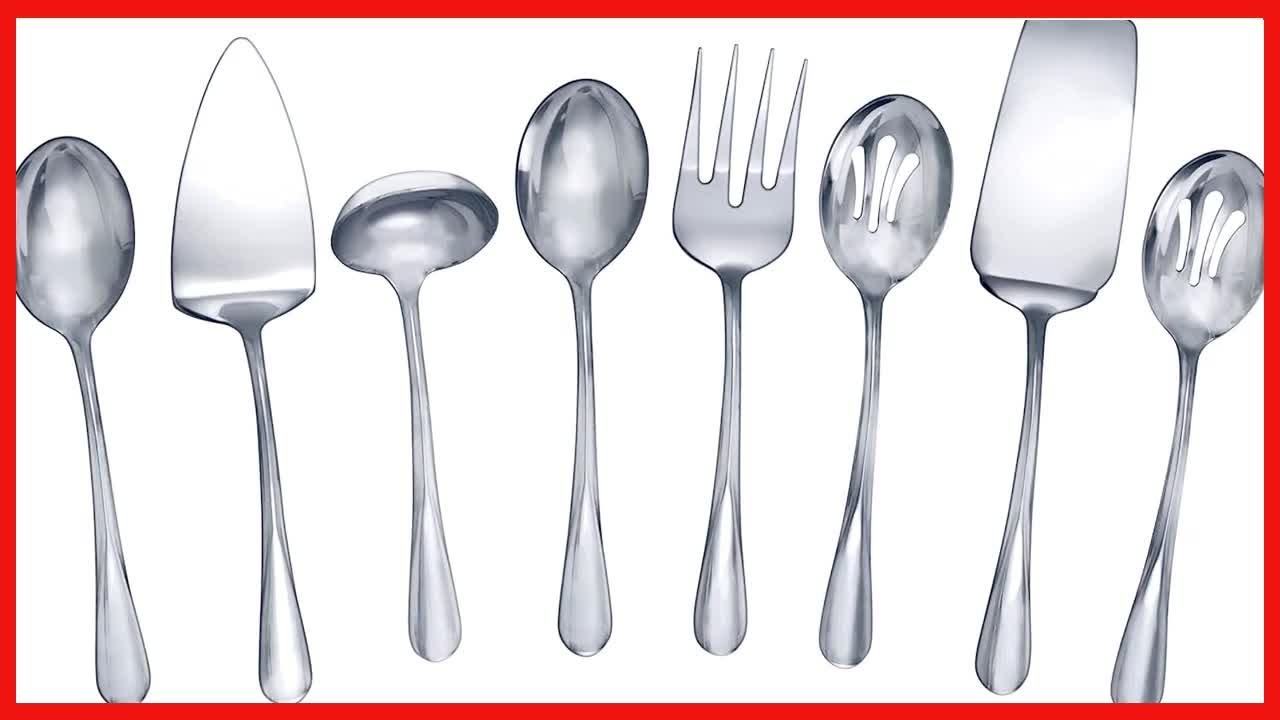 Discover the Durable and Stylish 8-Piece Serving Set by Gourmet Basics