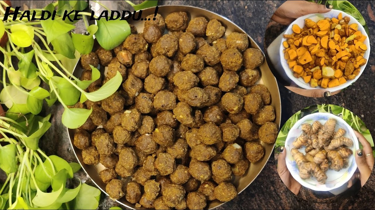 Haldi ke Laddoo Recipe | Winter Special Immunity Booster Laddoo | Raw Turmeric laddoo