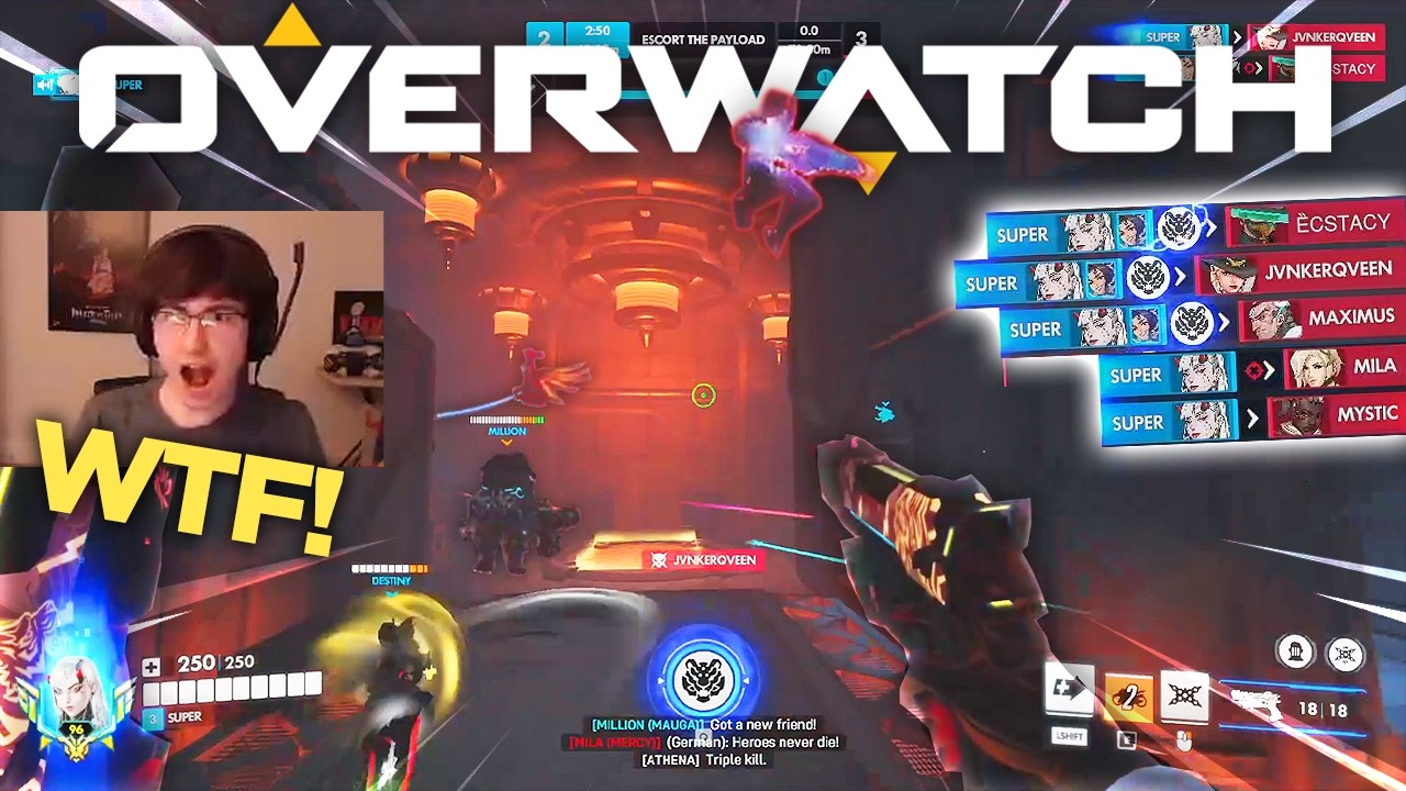 Самые популярные клипы Overwatch с Twitch за неделю! #401