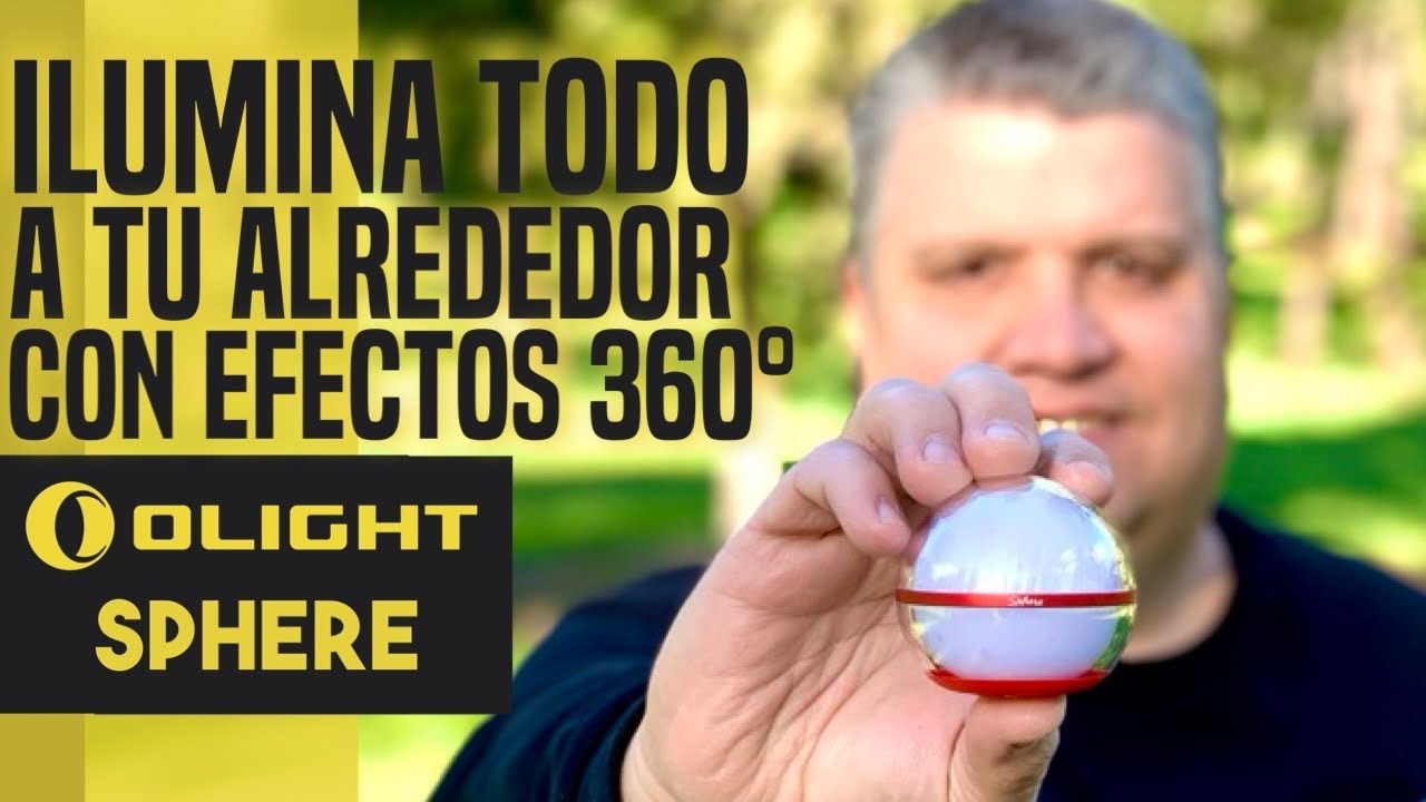 Luz AMBIENTE 360° ideal PARA NIÑOS: OLIGHT SPHERE. Revisión EDC4K