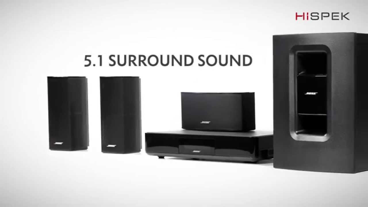 Bose Cinemate 520 5.1 Home Cinema System with 4K passthrough and Wreless Acoustimass Module