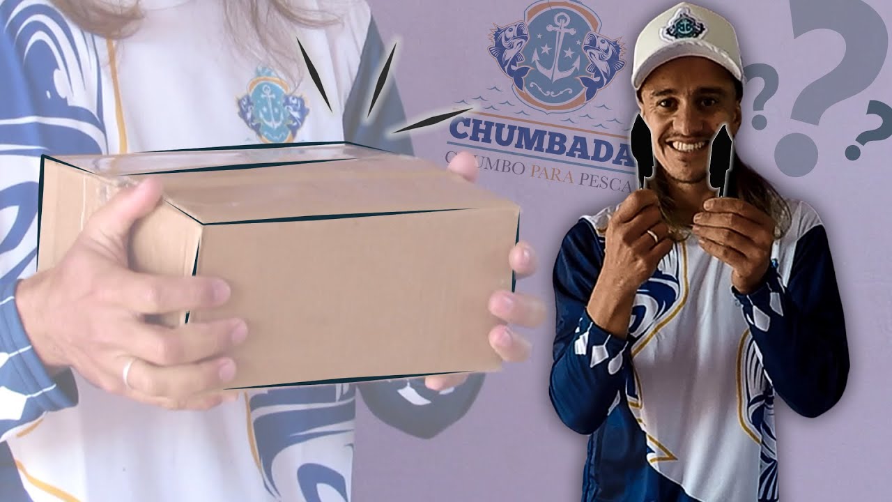 CHUMBADAS DE PESCA! UNBOXING da caixa misteriosa Chumbada_Oficial. VLOG DO PESCADOR #7